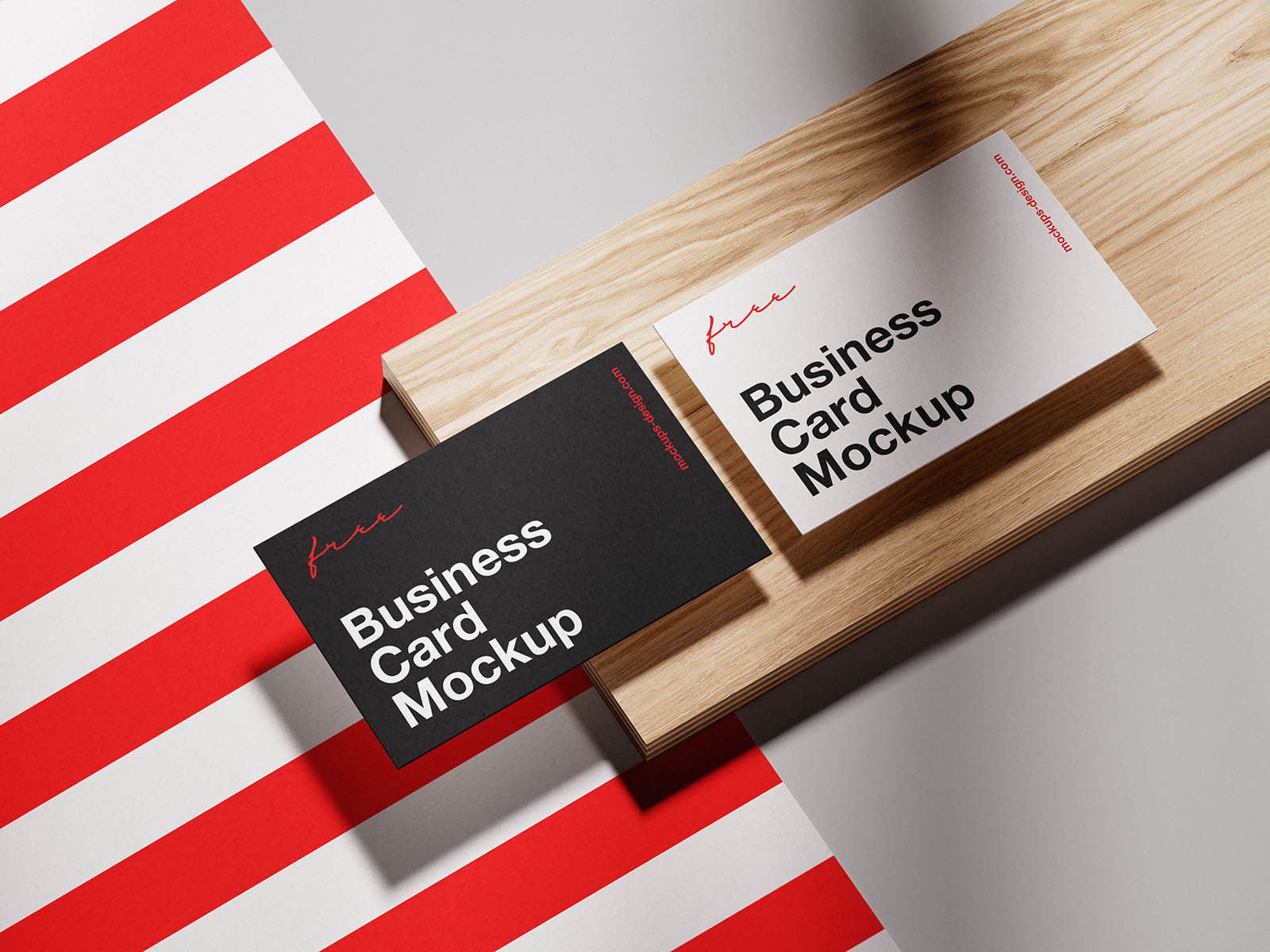 Free Elegant Branding Card Mockup PSD Template