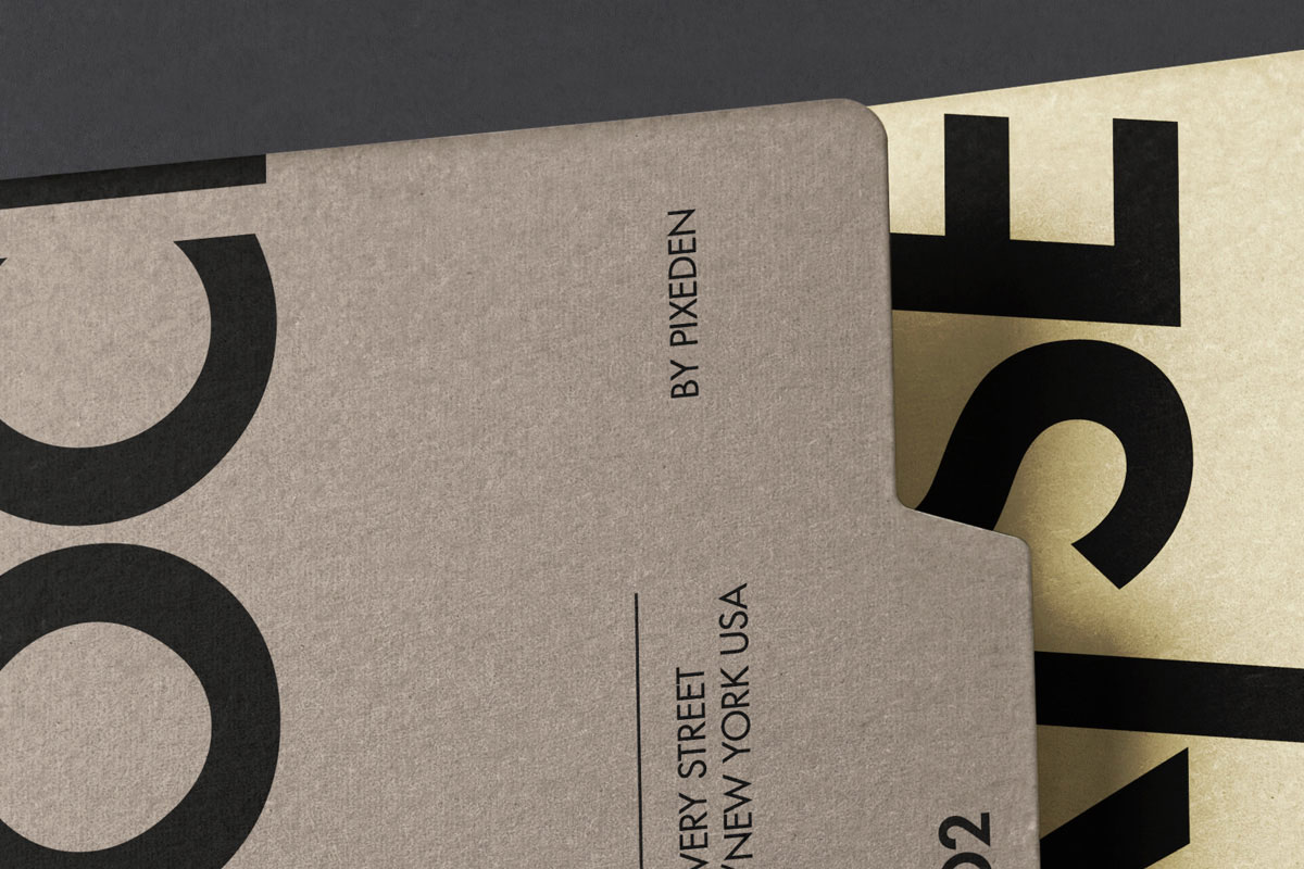 Free Hand Holding Stationery Folder Set Mockup PSD Template