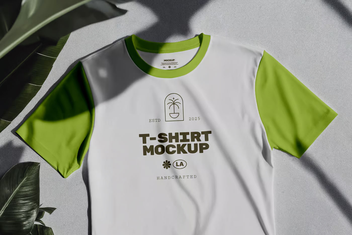 Free Laying T-Shirt Mockup PSD Template