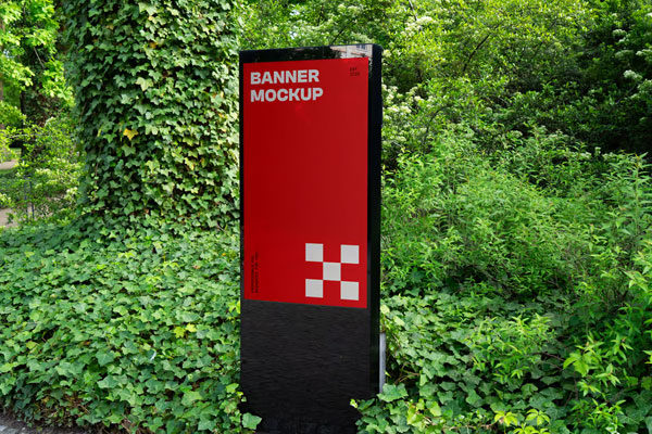 Free Outdoor Digital Mockup PSD Template