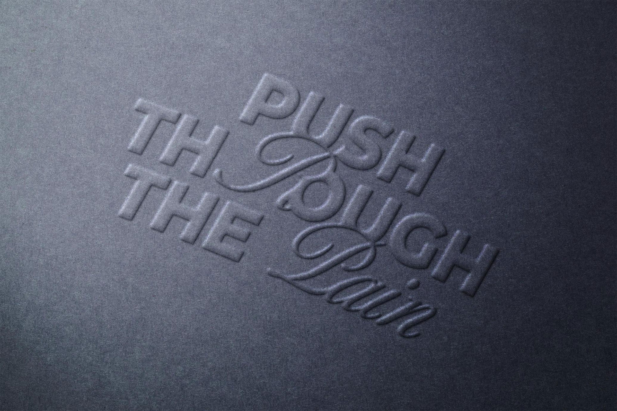 Paper Emboss Logo Mockup / Text Effect preview