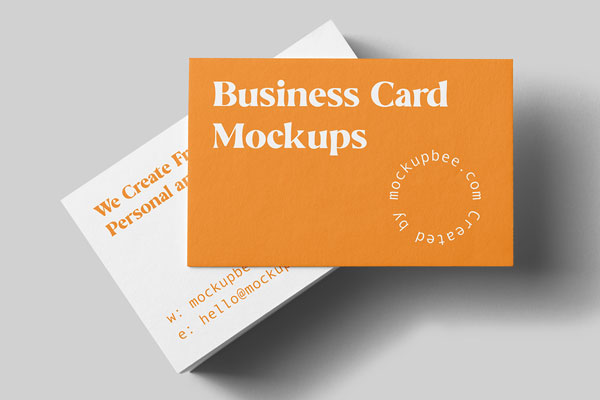 Free Stationery Business Cards Mockup PSD Template