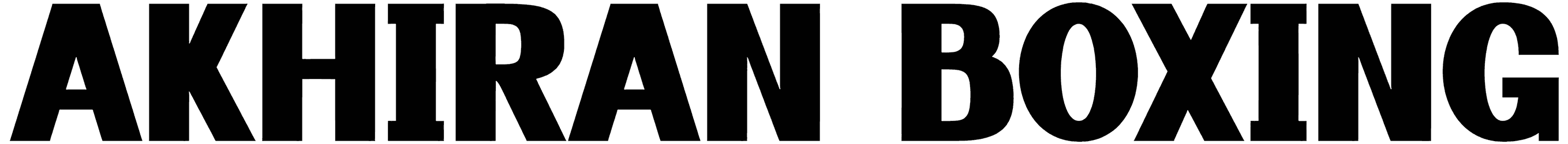 Akhiran Boxing Font