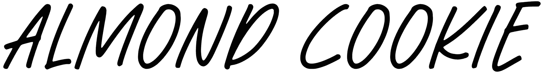 Almond Cookie Font