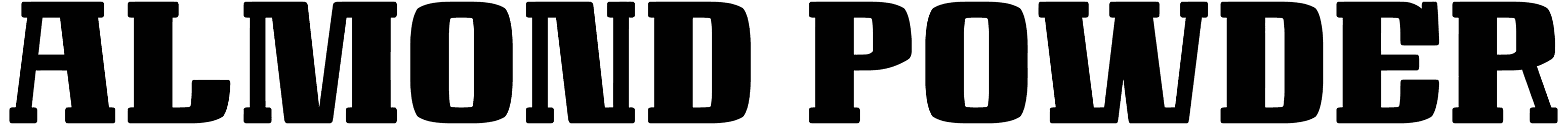 Almond Powder Font