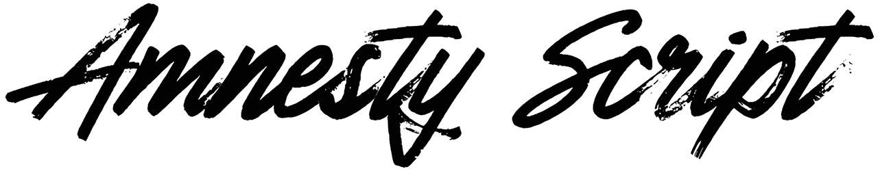 Amnesty Script Font