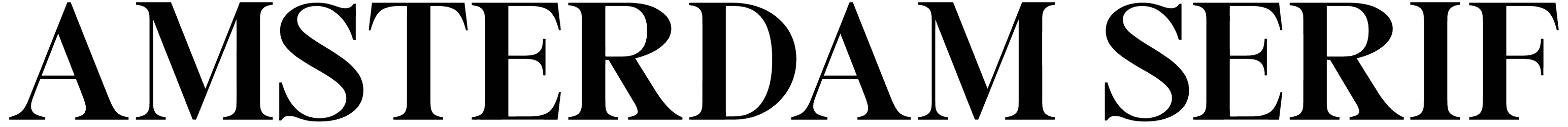 Amsterdam Serif Font
