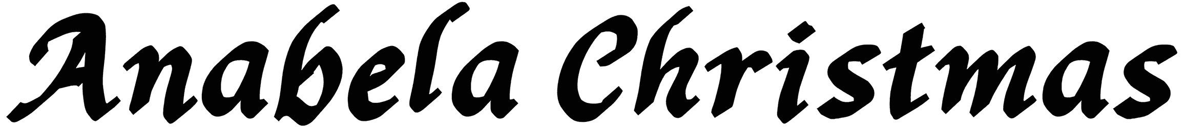 Anabela Christmas Font