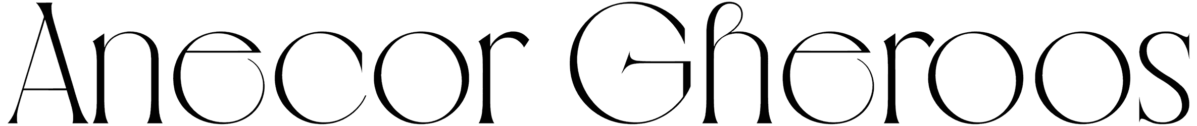 Anecor Gheroos Font