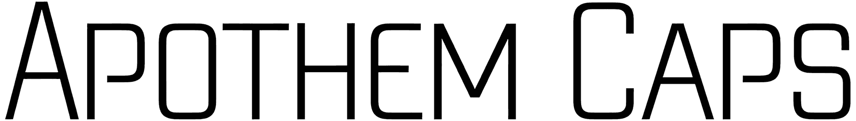 Apothem Caps Font