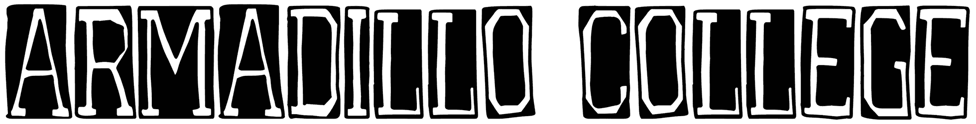 Armadillo College Font