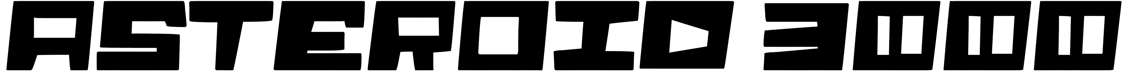Asteroid 3000 Font