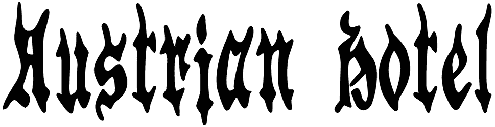 Austrian Hotel Font