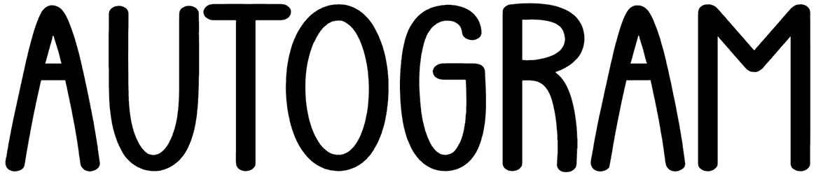 Autogram Font