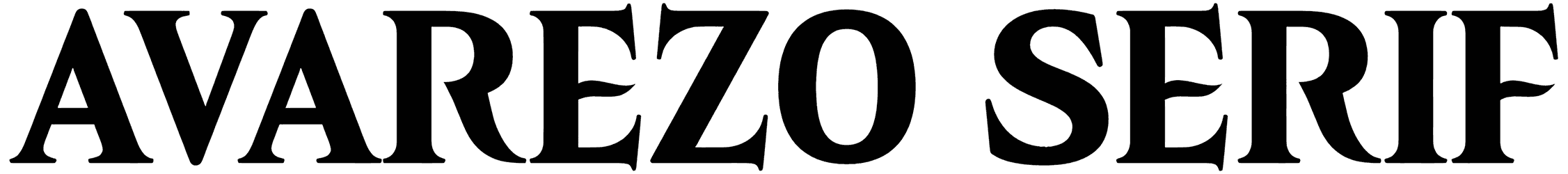 Avarezo Serif Font