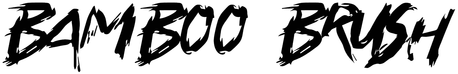 Bamboo Brush Font