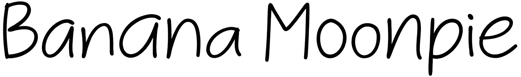 Banana Moonpie Font