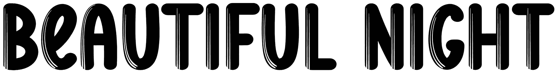Beautiful Night Font