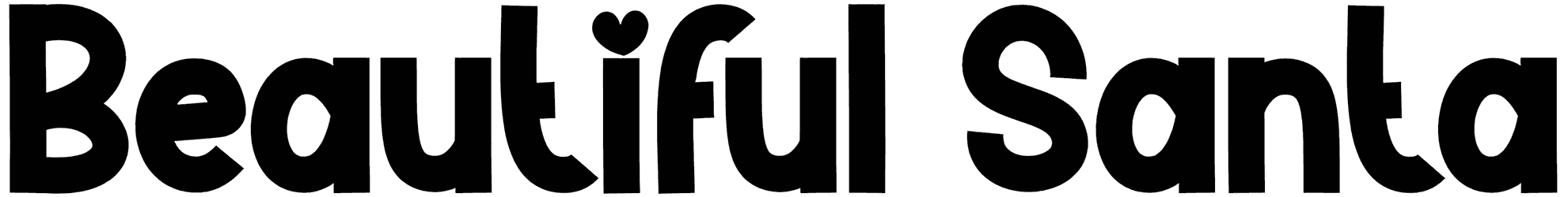 Beautiful Santa Font