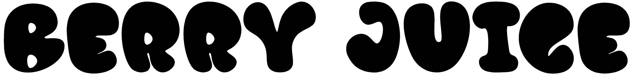 Berry Juice Font
