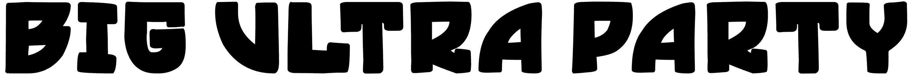 Big Ultra Party Font