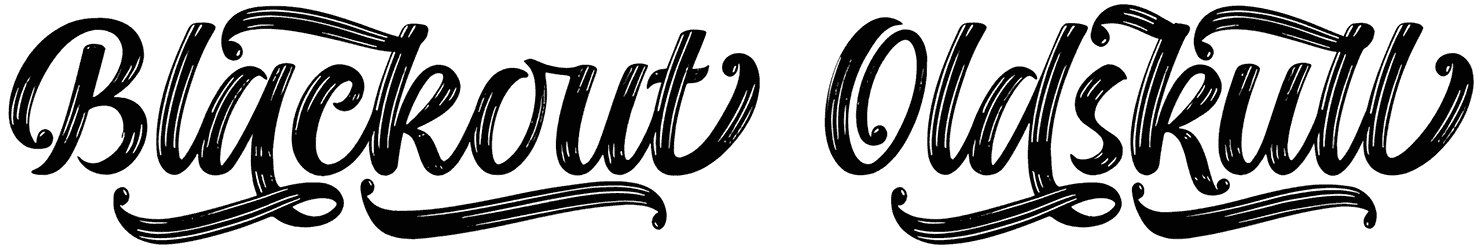 Blackout Oldskull Font
