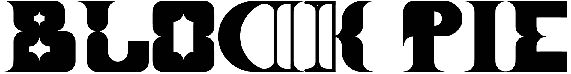 Block Pie Font