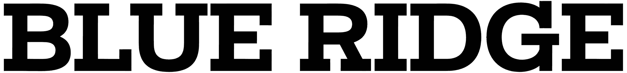 Blue Ridge Font