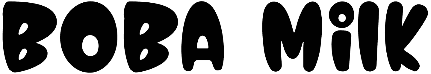Boba Milk Bold Font