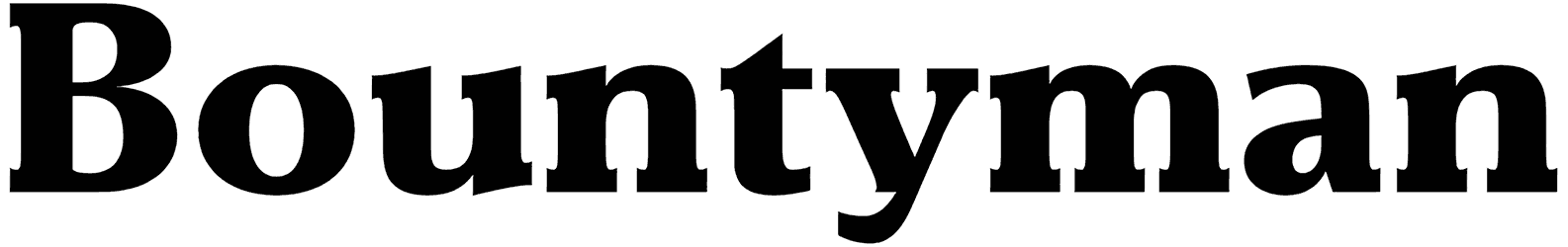 Bountyman Font