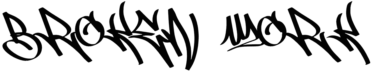 Broken Work Font