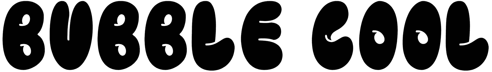 Bubble Cool Font