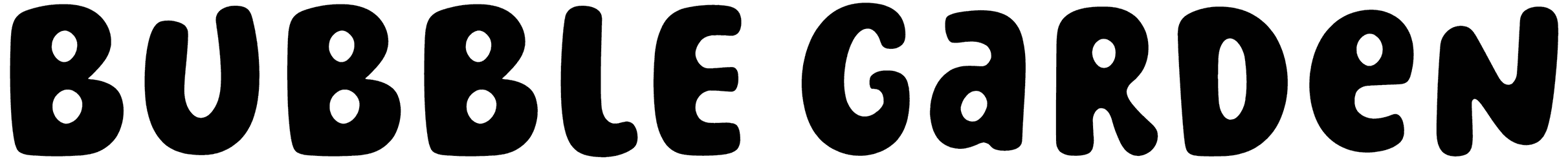 Bubble Garden Font