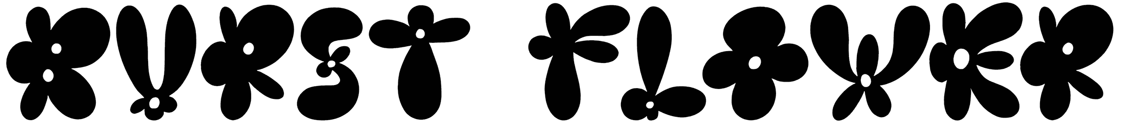 Burst Flower Font