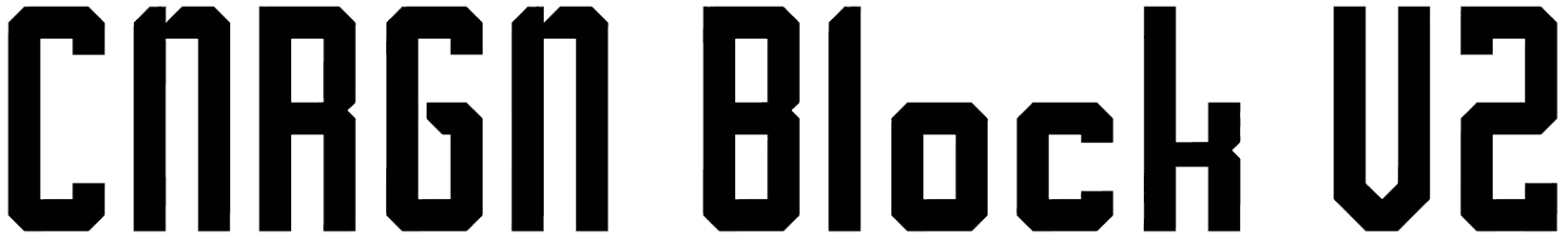 CNRGN Block V2 Font