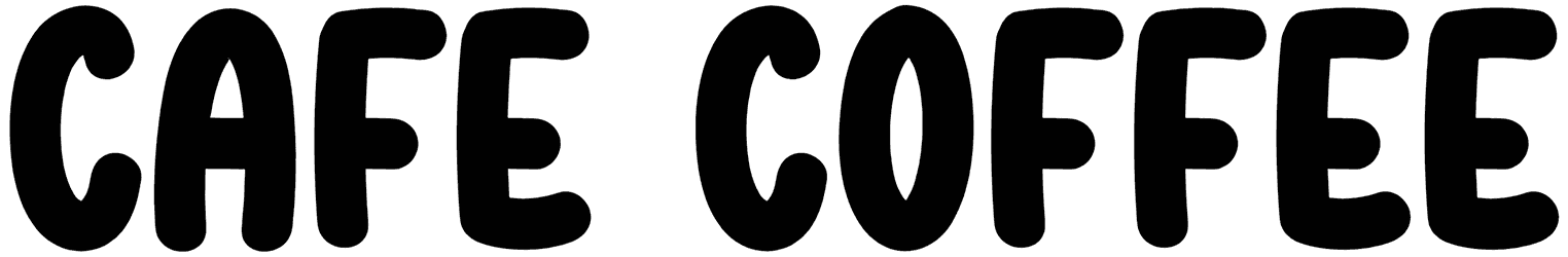 Cafe Coffee Font