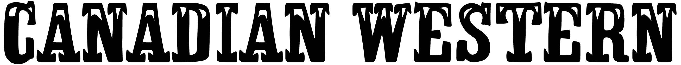 Canadian Western Font