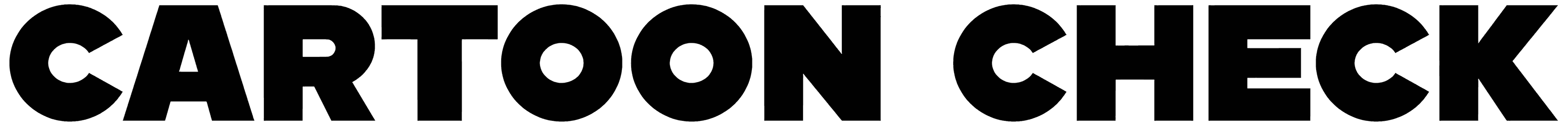 Cartoon Check Font