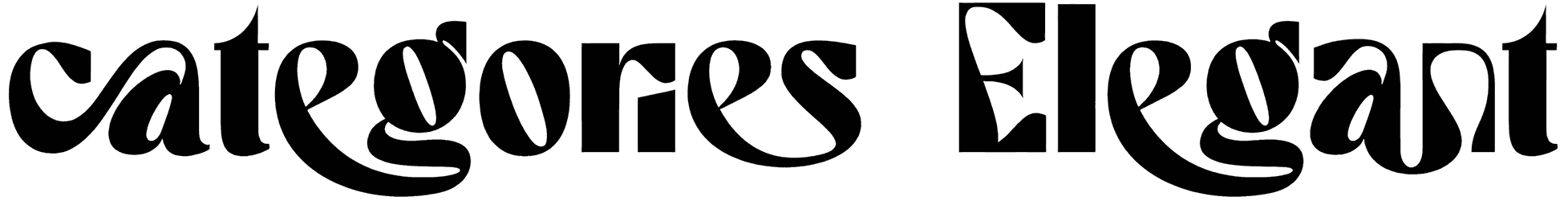 Categories Elegant Font