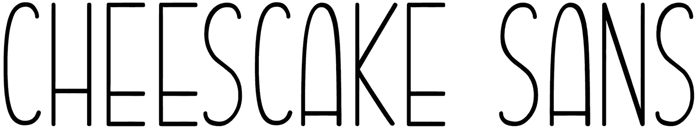 Cheescake Sans Font