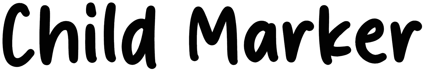 Child Marker Font