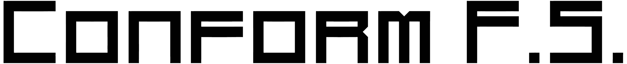 Conform F S Font