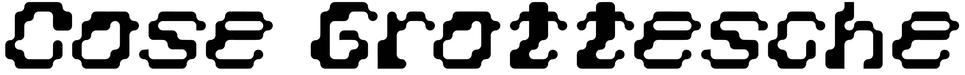 Cose Grottesche Font