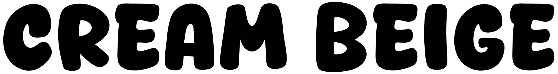 Cream Beige Font