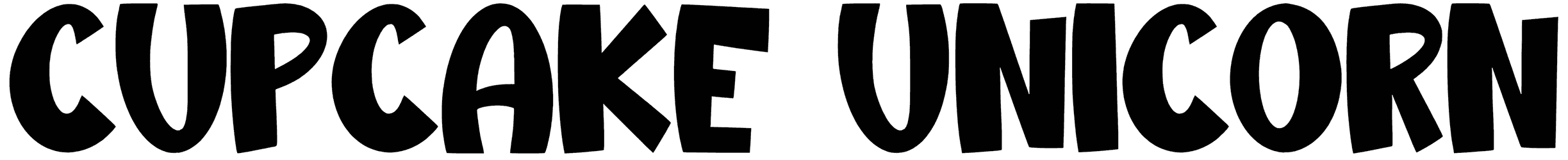 Cupcake Unicorn Font