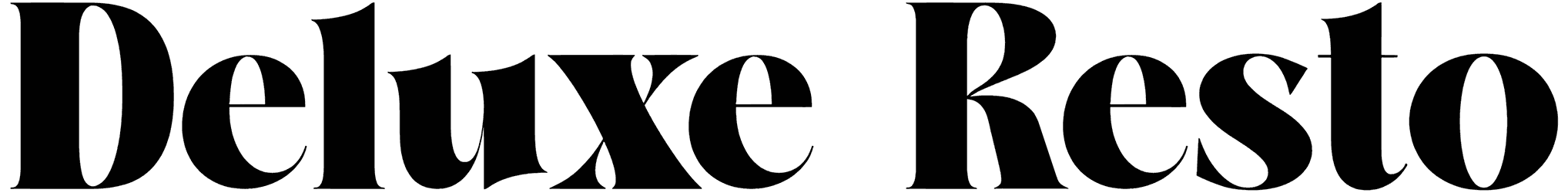 Deluxe Resto Font