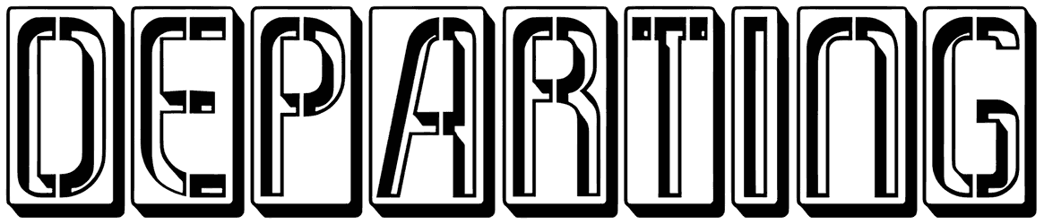 Departing Font