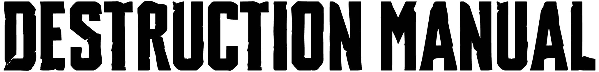 Destruction Manual Font