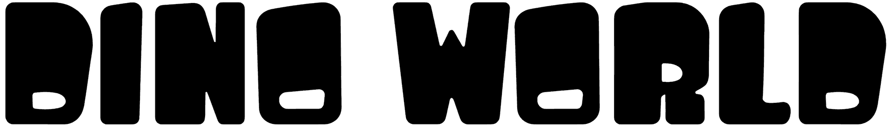 Dino World Font