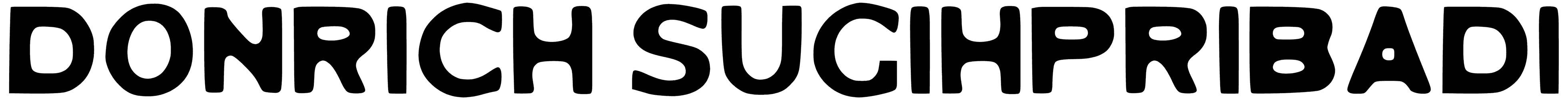 Donrich Sugihpribadi Font
